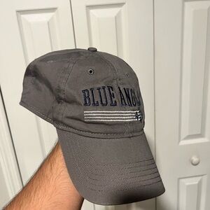 Gray Blue Angels Cap